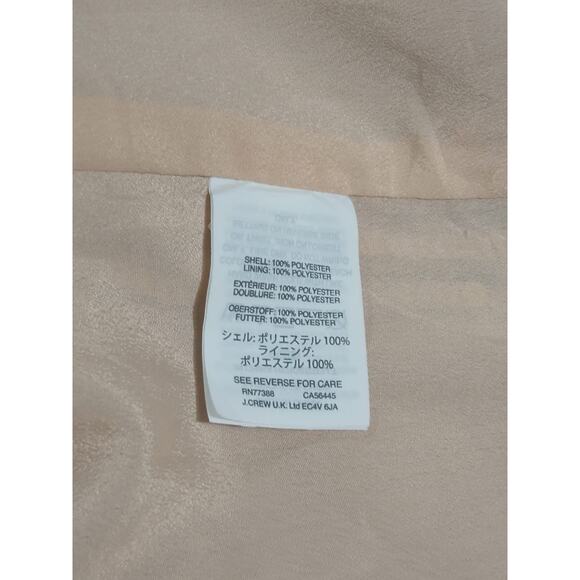 J. Crew Women’s Top Sequin Black Ribbon Zip Back Closure Gold MSRP $148 Size 8 - Picture 13 of 16